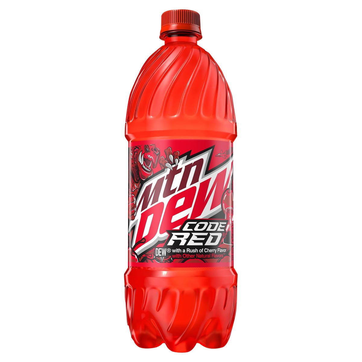 slide 1 of 5, Mountain Dew Code Red Soda Cherry Flavor - 1.05 qt, 1.05 qt
