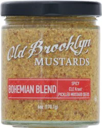 Old Brooklyn Bohemian Blend Spicy Kraut Mustards 6 oz