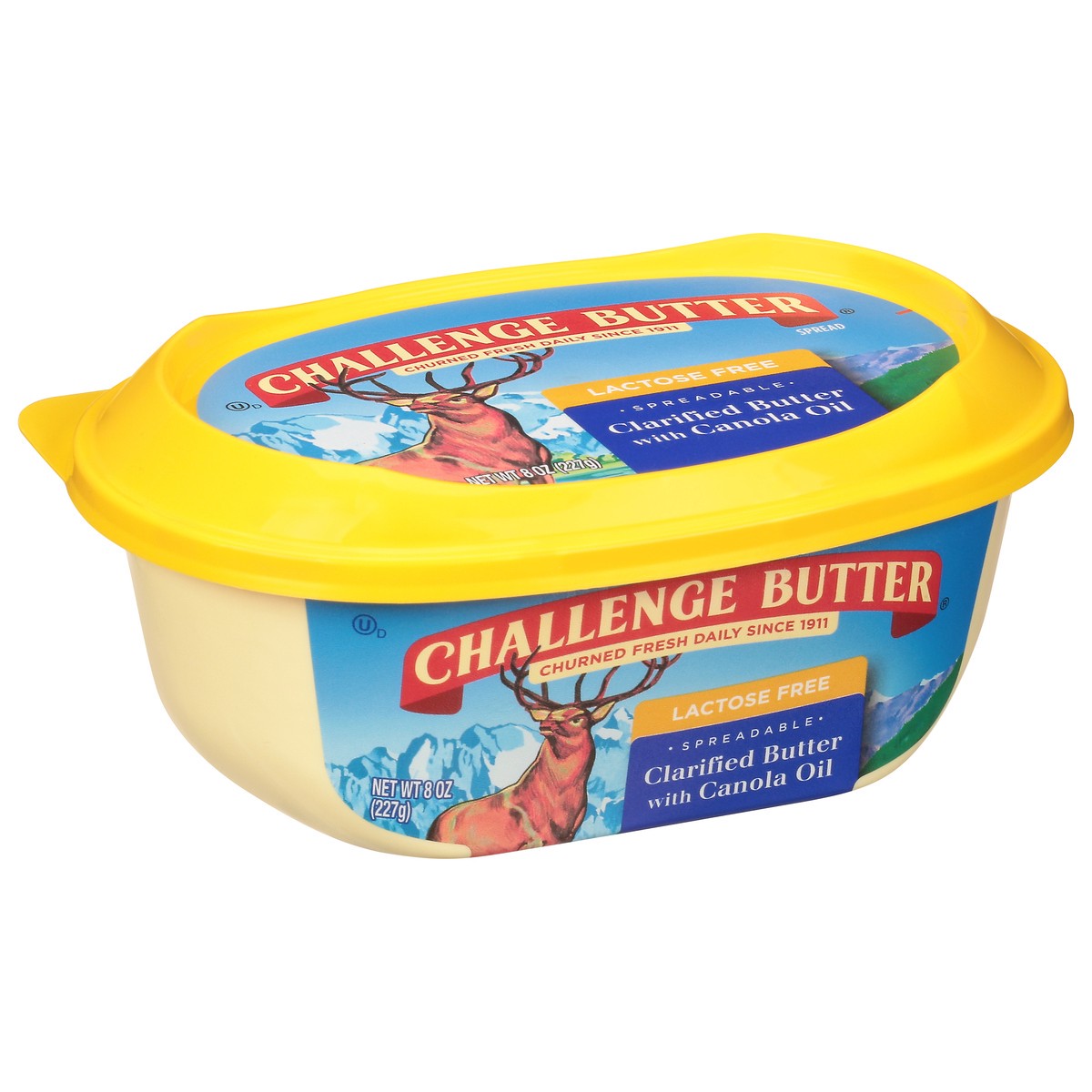 slide 3 of 9, Challenge Dairy Lactose Free Spreadable Clarified Butter with Canola Oil 8 oz, 8 oz