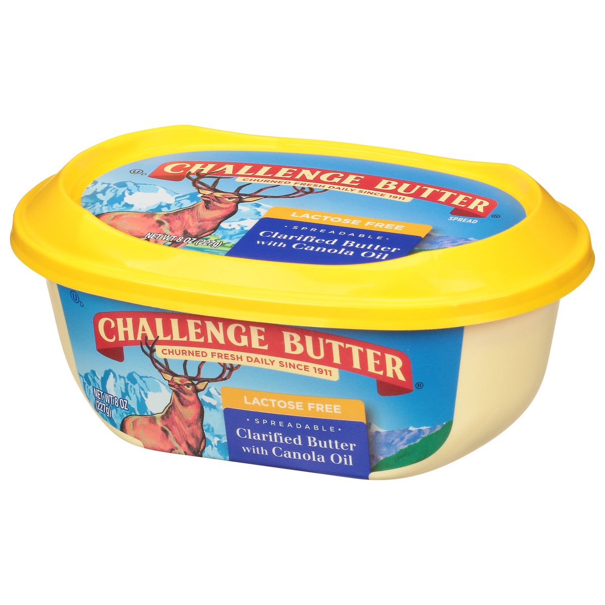 slide 5 of 9, Challenge Dairy Lactose Free Spreadable Clarified Butter with Canola Oil 8 oz, 8 oz