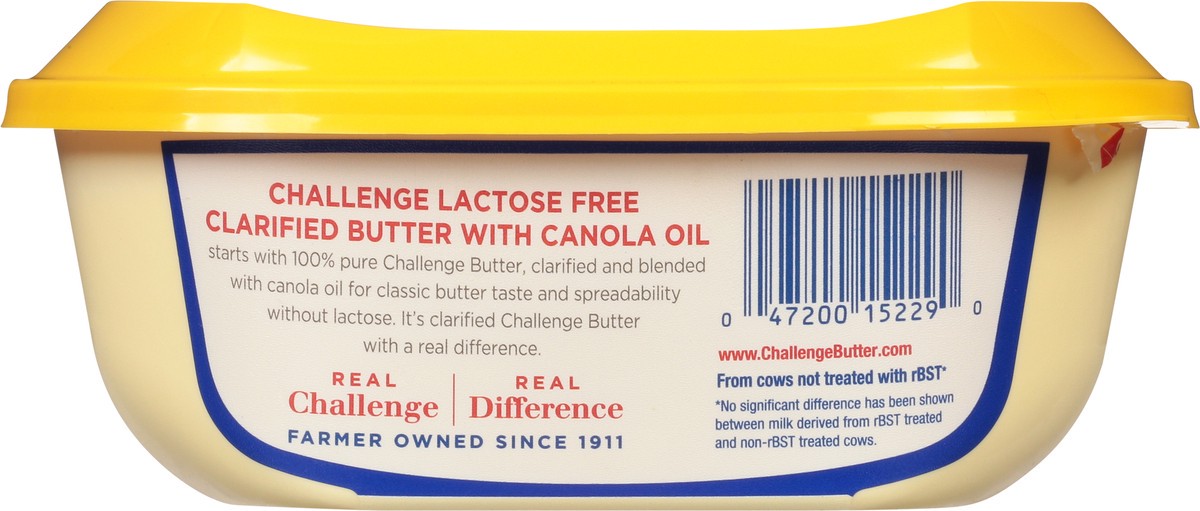 slide 8 of 9, Challenge Dairy Lactose Free Spreadable Clarified Butter with Canola Oil 8 oz, 8 oz