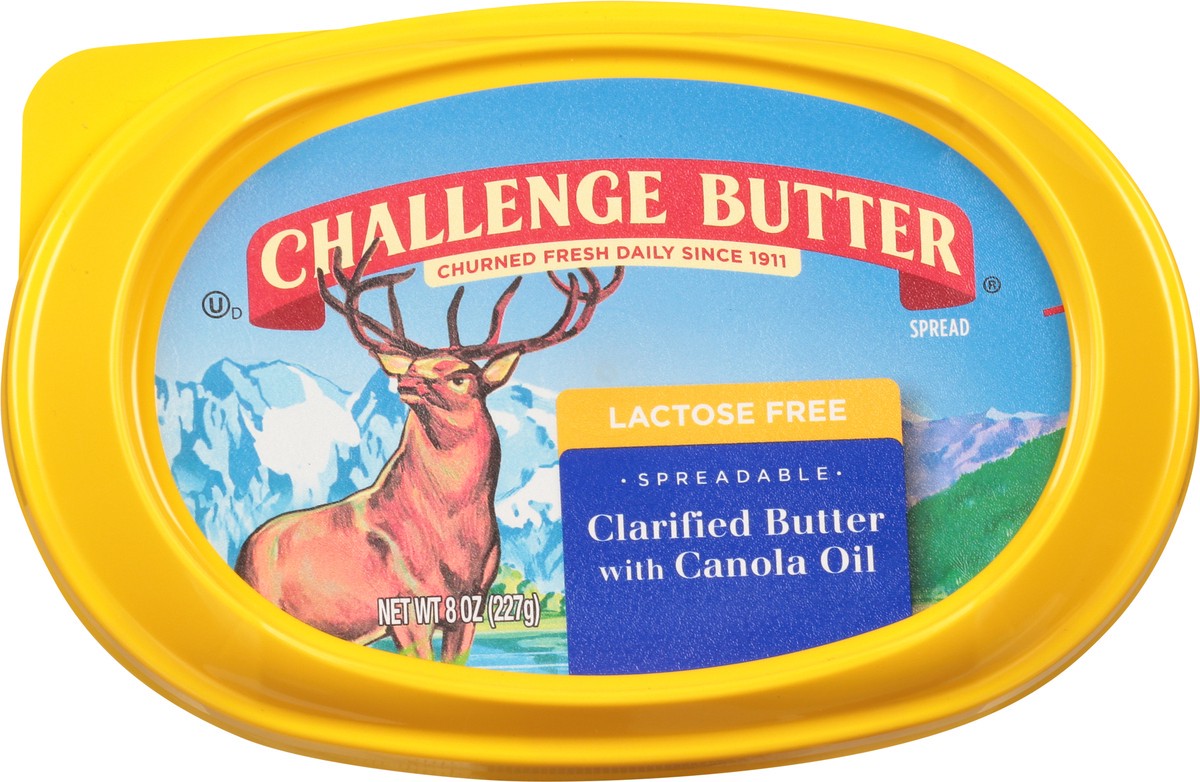 slide 7 of 9, Challenge Dairy Lactose Free Spreadable Clarified Butter with Canola Oil 8 oz, 8 oz