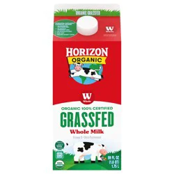 Horizon Organic Grassfed Vitamin D Whole Milk, 59 FL OZ Carton