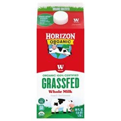 Horizon Organic Grassfed Vitamin D Whole Milk, 59 FL OZ Carton