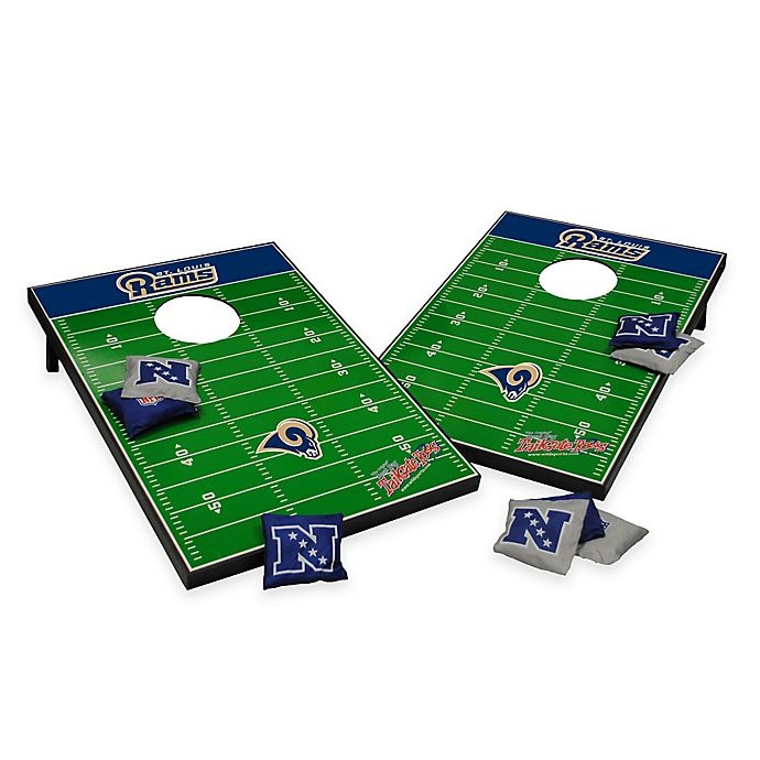 slide 1 of 1, NFL Los Angeles Rams Tailgate Toss Cornhole Set, 1 ct