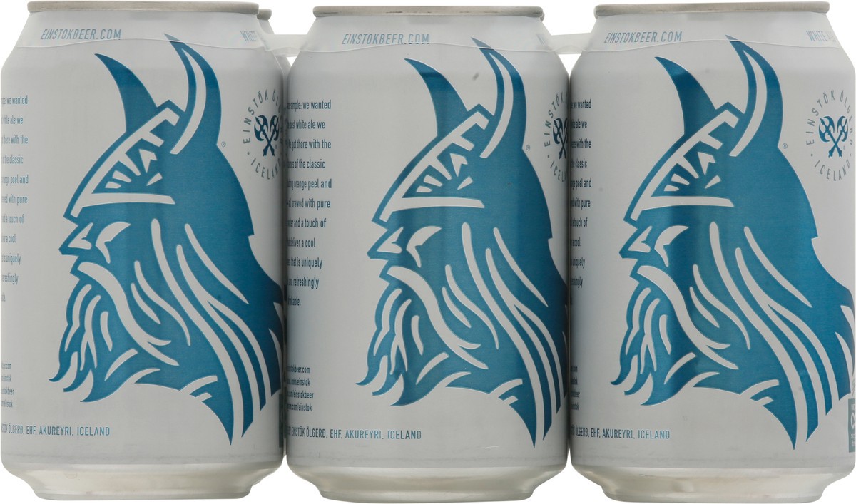 slide 9 of 10, Einstok Olgerd White Ale Icelandic Beer 6 - 11.2 fl oz Cans, 72 fl oz