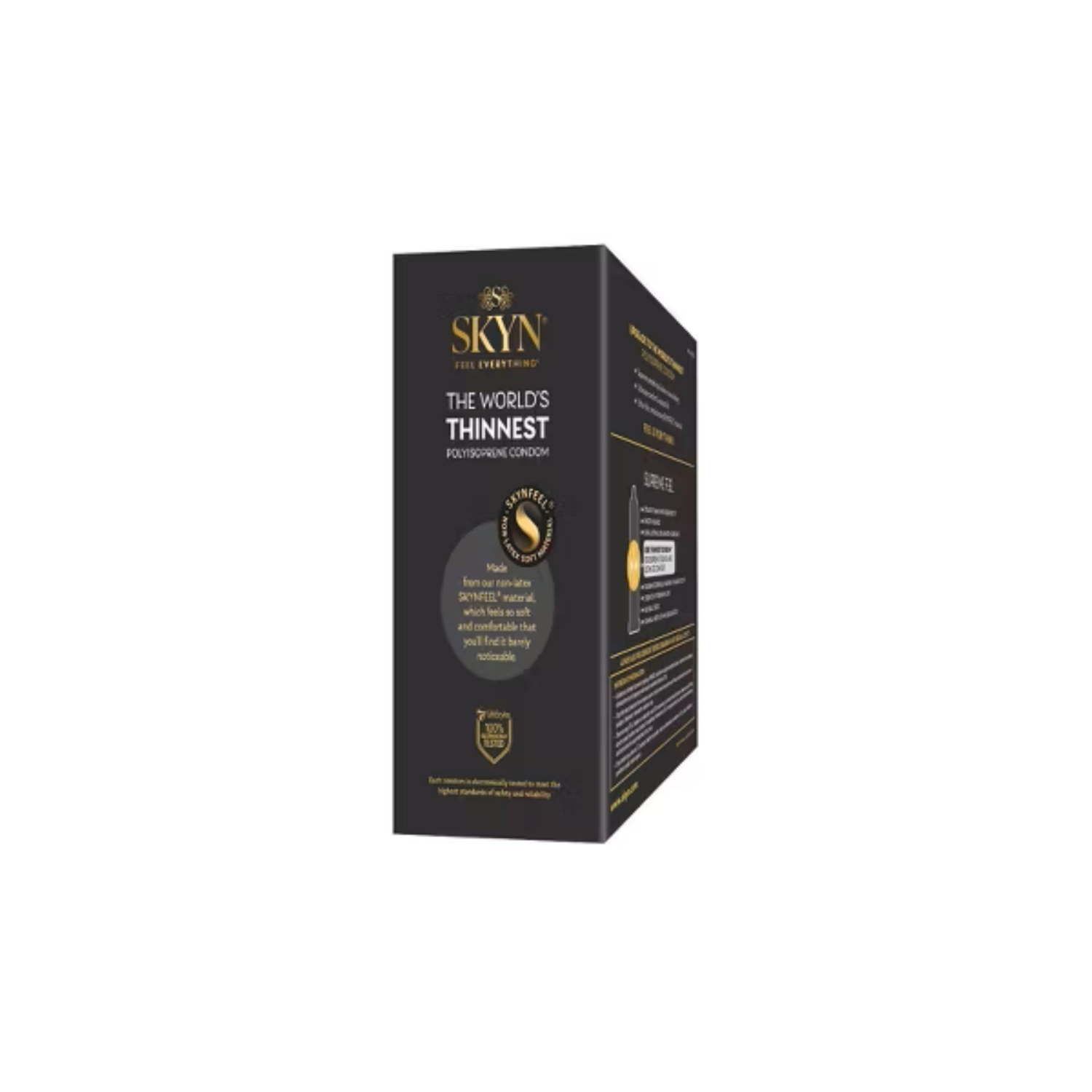 slide 3 of 4, SKYN Supreme Feel Lubricated Non-Latex Condoms Value Pack 30 ea, 30 ct