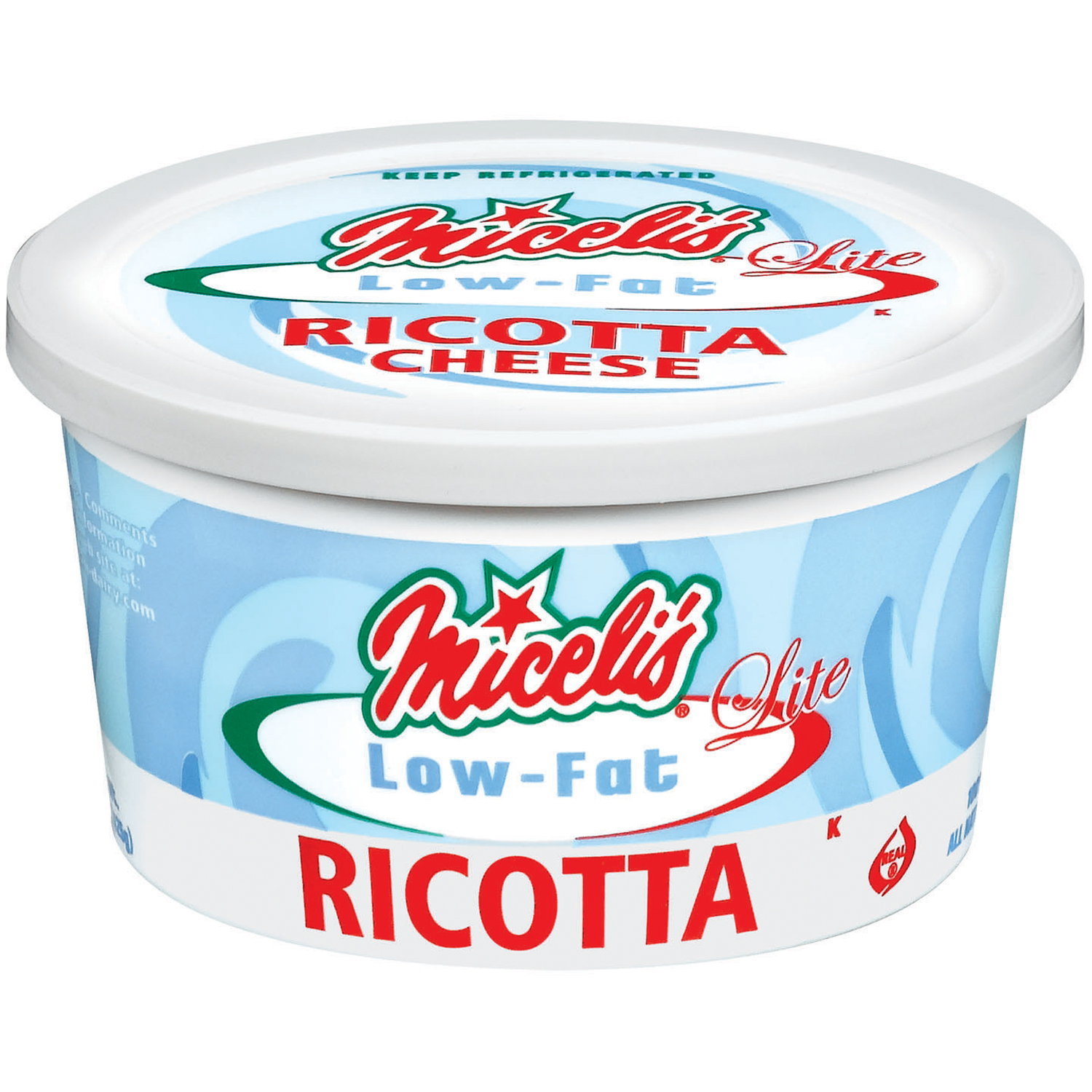 slide 1 of 1, Miceli's Low-Fat Ricotta Cheese, 15 oz