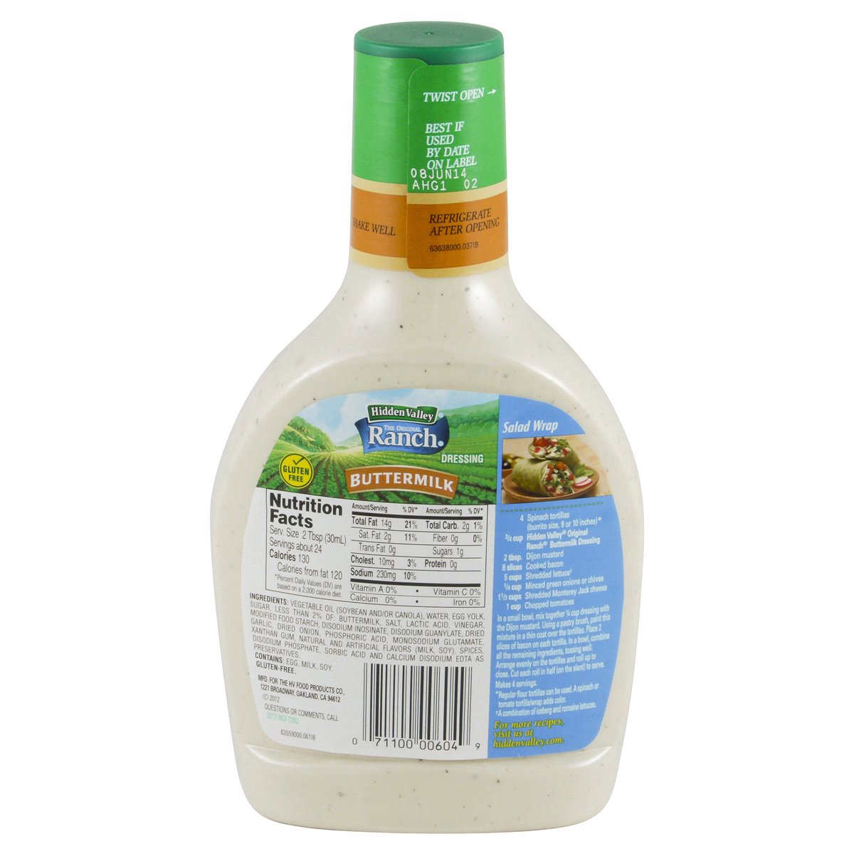 slide 5 of 8, Hidden Valley Buttermilk Ranch Topping and Dressing, 24 fl oz