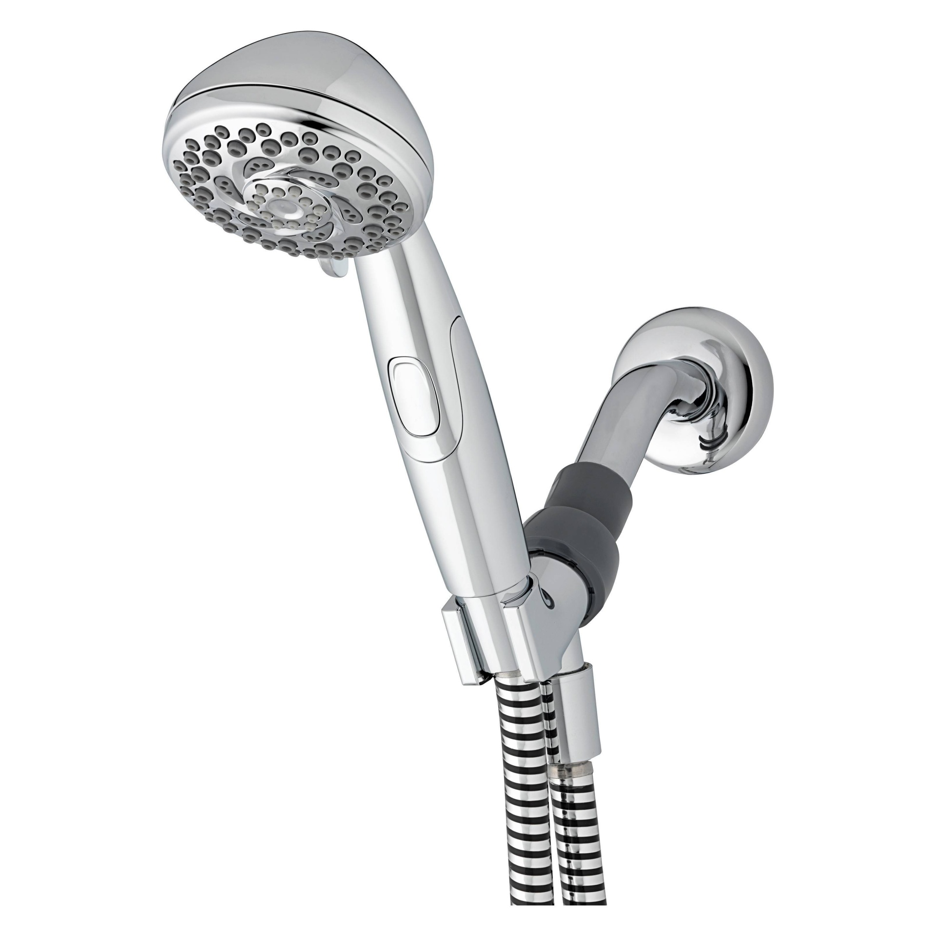 slide 1 of 8, PowerSpray 6 Hand Held Shower Head 6-Mode Chrome - Waterpik, 1 ct