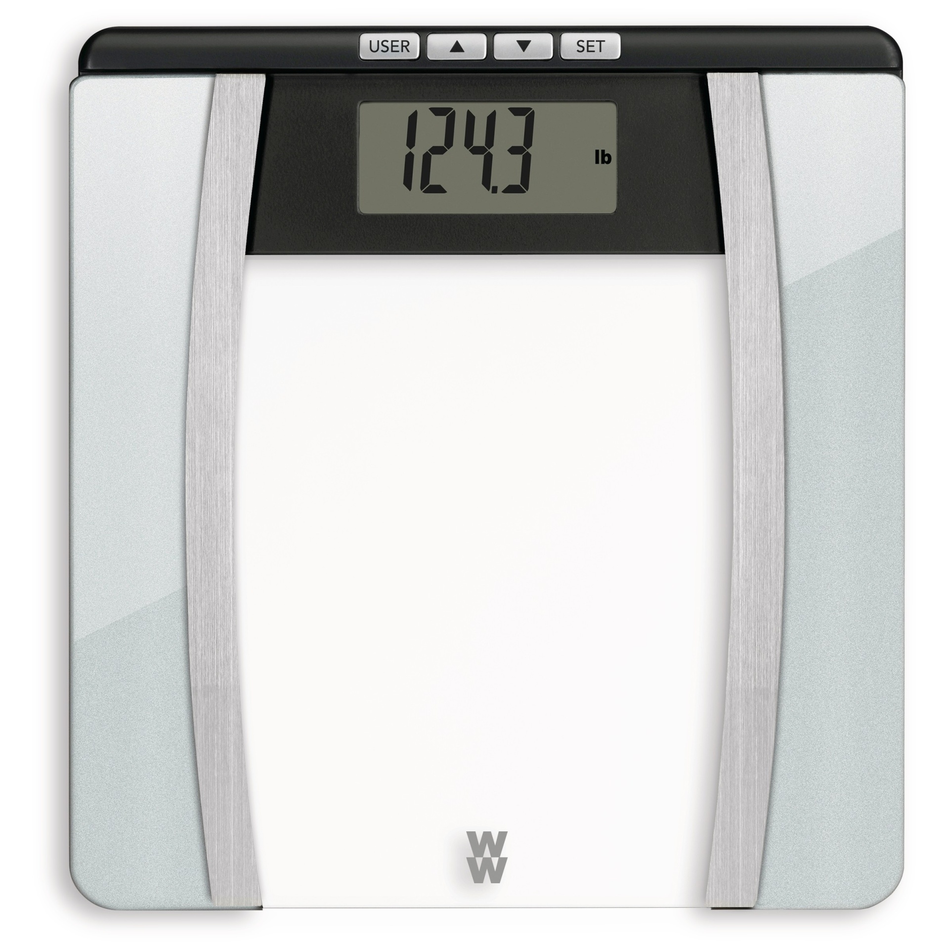 slide 1 of 11, Body Analysis Glass Scale Silver - Weight Watchers, 1 ct