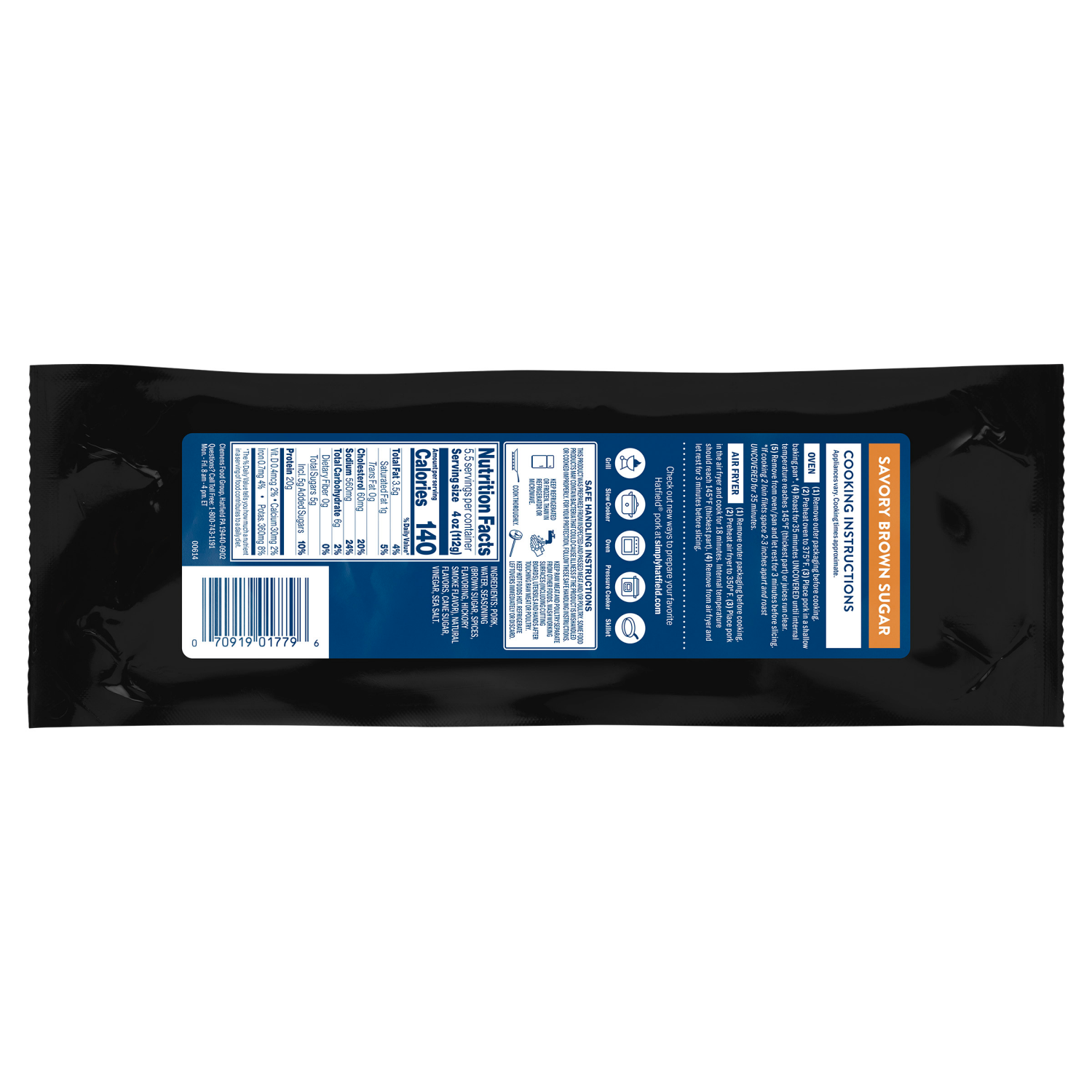 slide 2 of 2, Hatfield Savory Brown Sugar Pork Loin Filet, 22 oz