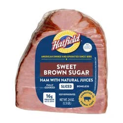 Hatfield Boneless Pre-Sliced Brown Sugar Ham, Quarter