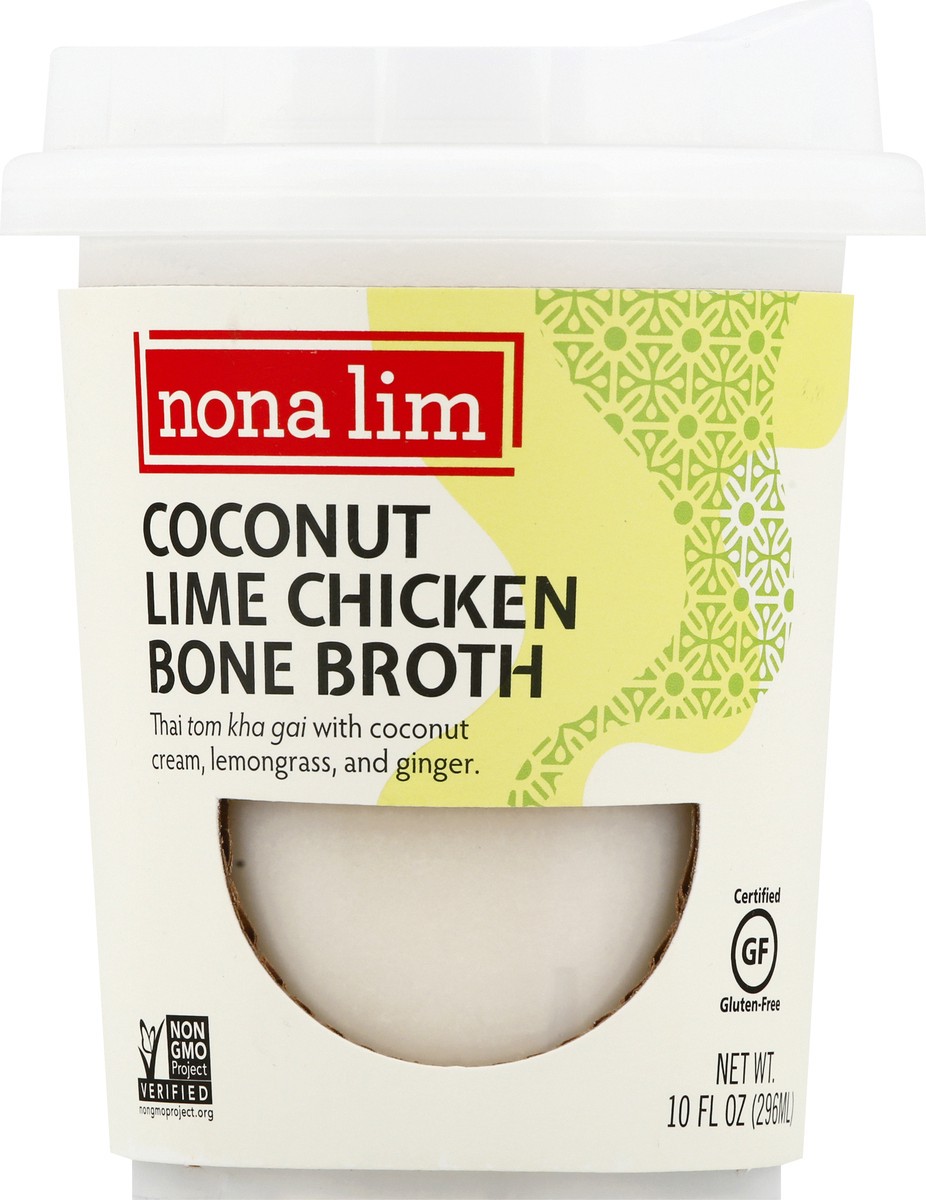 slide 1 of 11, Nona Lim Thai Curry And Lime Bone Broth, 10 oz