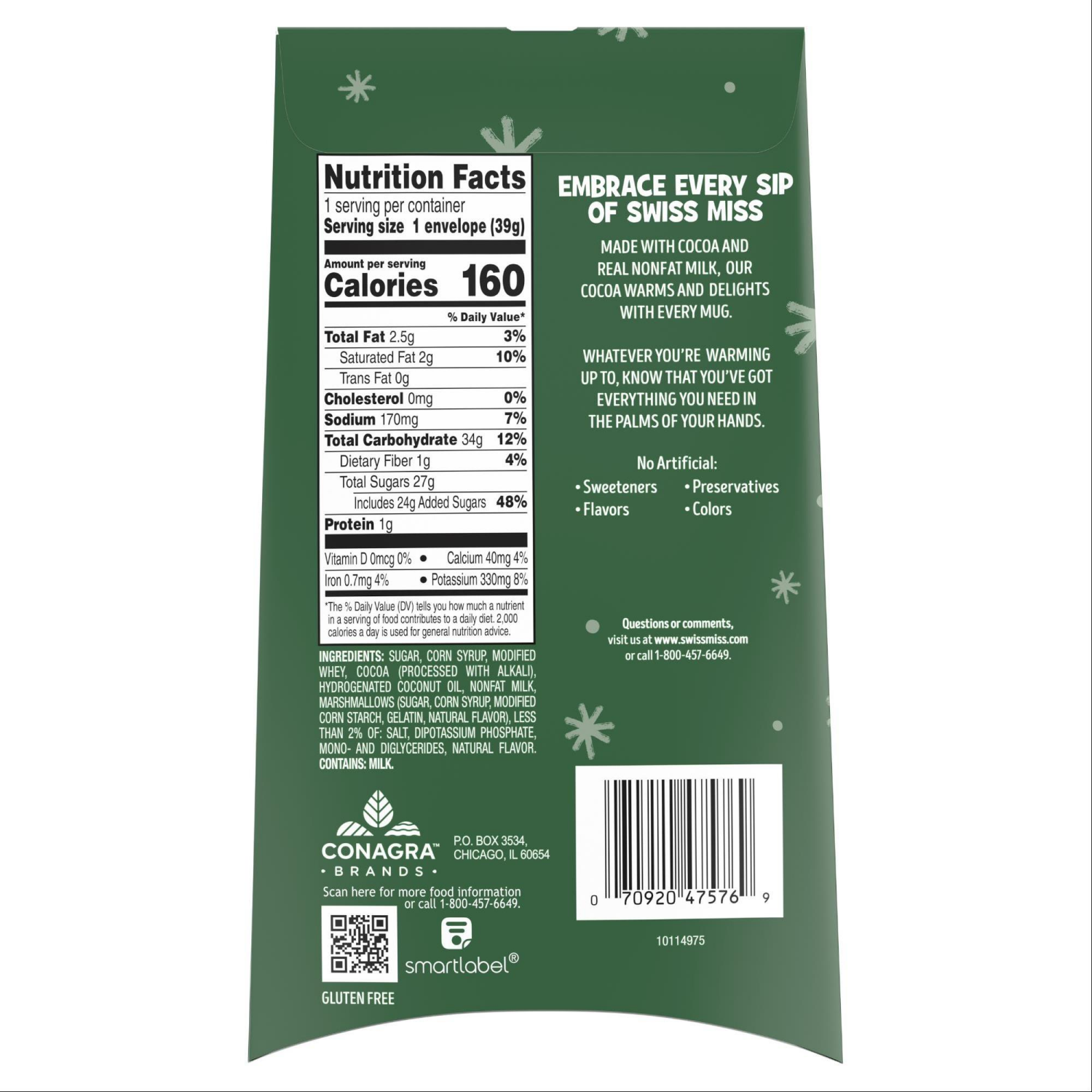 slide 7 of 7, Swiss Miss Marshmallow Hot Cocoa Mix - 1.38 oz, 1.38 oz