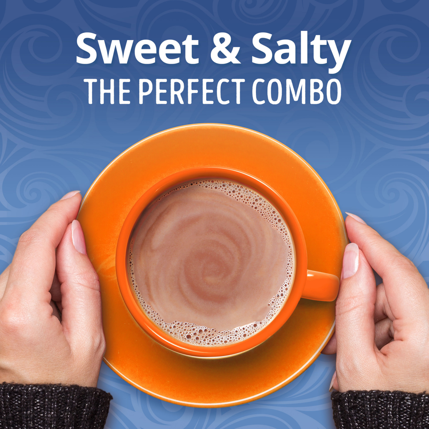 slide 4 of 5, Swiss Miss Salted Caramel Hot Cocoa Mix Envelope 8 ea, 8 ct