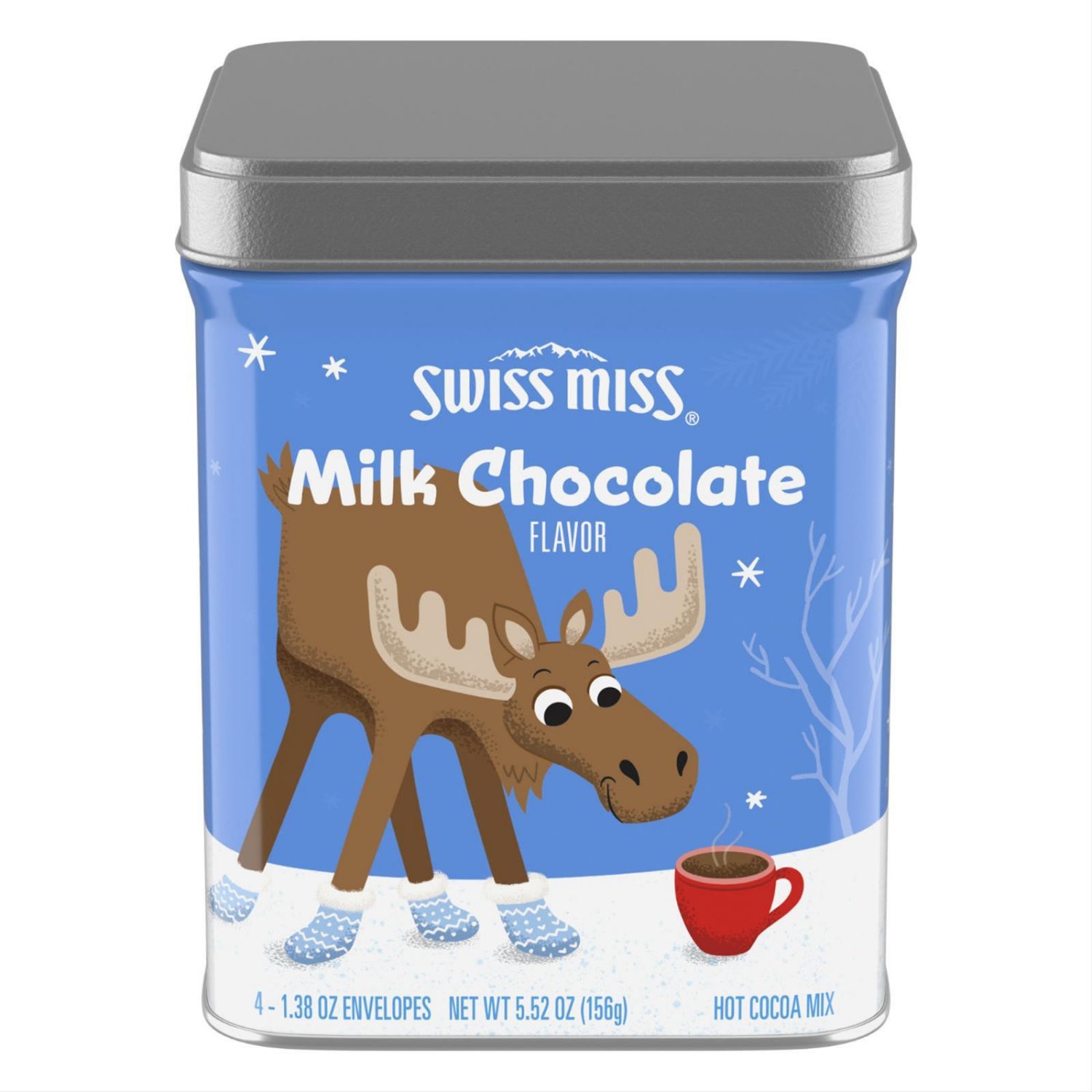 slide 1 of 7, Swiss Miss Milk Chocolate Hot Cocoa Gift Tin, 5.52 Oz, 1 ct