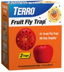 TERRO Twin Pack Fruit Fly Trap