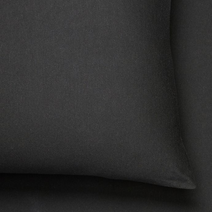 slide 2 of 6, Calvin Klein Modern Cotton Harrison Standard Pillowcases - Black, 2 ct