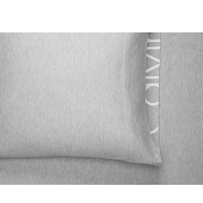 slide 3 of 3, Calvin Klein Modern Cotton Body Solid Queen Fitted Sheet - Grey, 1 ct