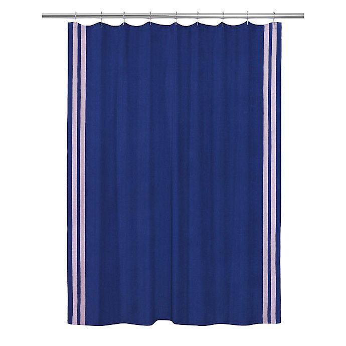 slide 1 of 2, Calvin Klein George Shower Curtain - Cobalt, 72 in x 72 in
