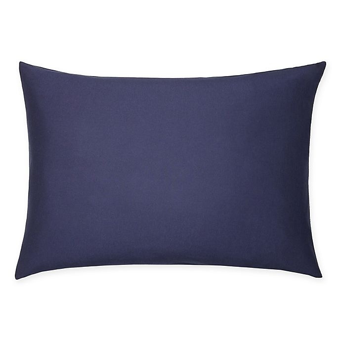 slide 1 of 1, Calvin Klein Harrison Standard Pillowcase - Navy, 1 ct