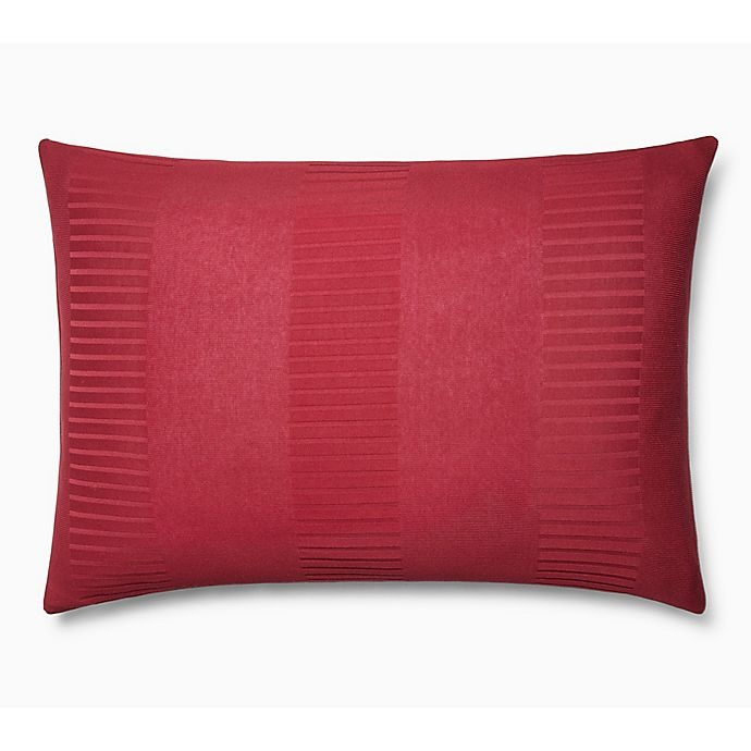 slide 1 of 1, Calvin Klein Steve Standard Pillow Sham - Burgundy, 1 ct