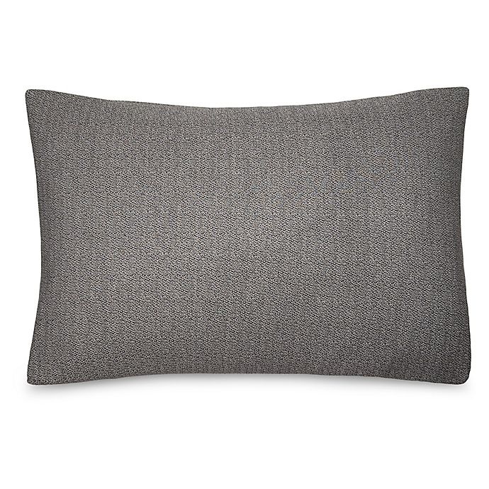 slide 1 of 2, Calvin Klein Ray Standard Pillow Sham - Black/Creme, 1 ct