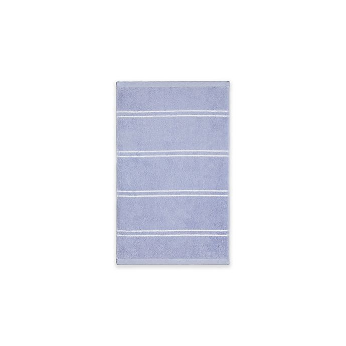 slide 1 of 1, Calvin Klein Eileen Washcloth - Blue/White, 1 ct