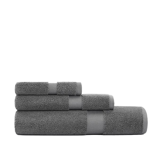 slide 2 of 3, Calvin Klein Tracy Bath Towel - Charcoal, 1 ct