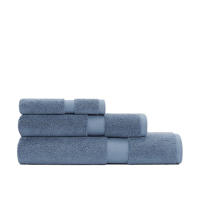 slide 2 of 3, Calvin Klein Tracy Bath Towel - Dusty Blue, 1 ct