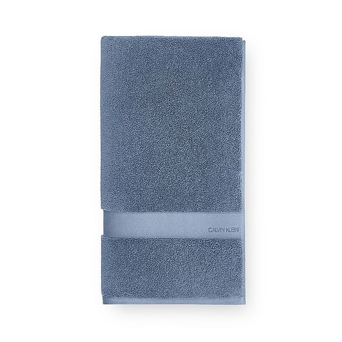 slide 1 of 3, Calvin Klein Tracy Bath Towel - Dusty Blue, 1 ct