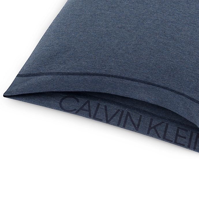 slide 2 of 2, Calvin Klein Harrison King Pillowcases - Indigo, 2 ct