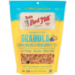 Bob's Red Mill Homestyle Lemon Blueberry Granola 11 oz