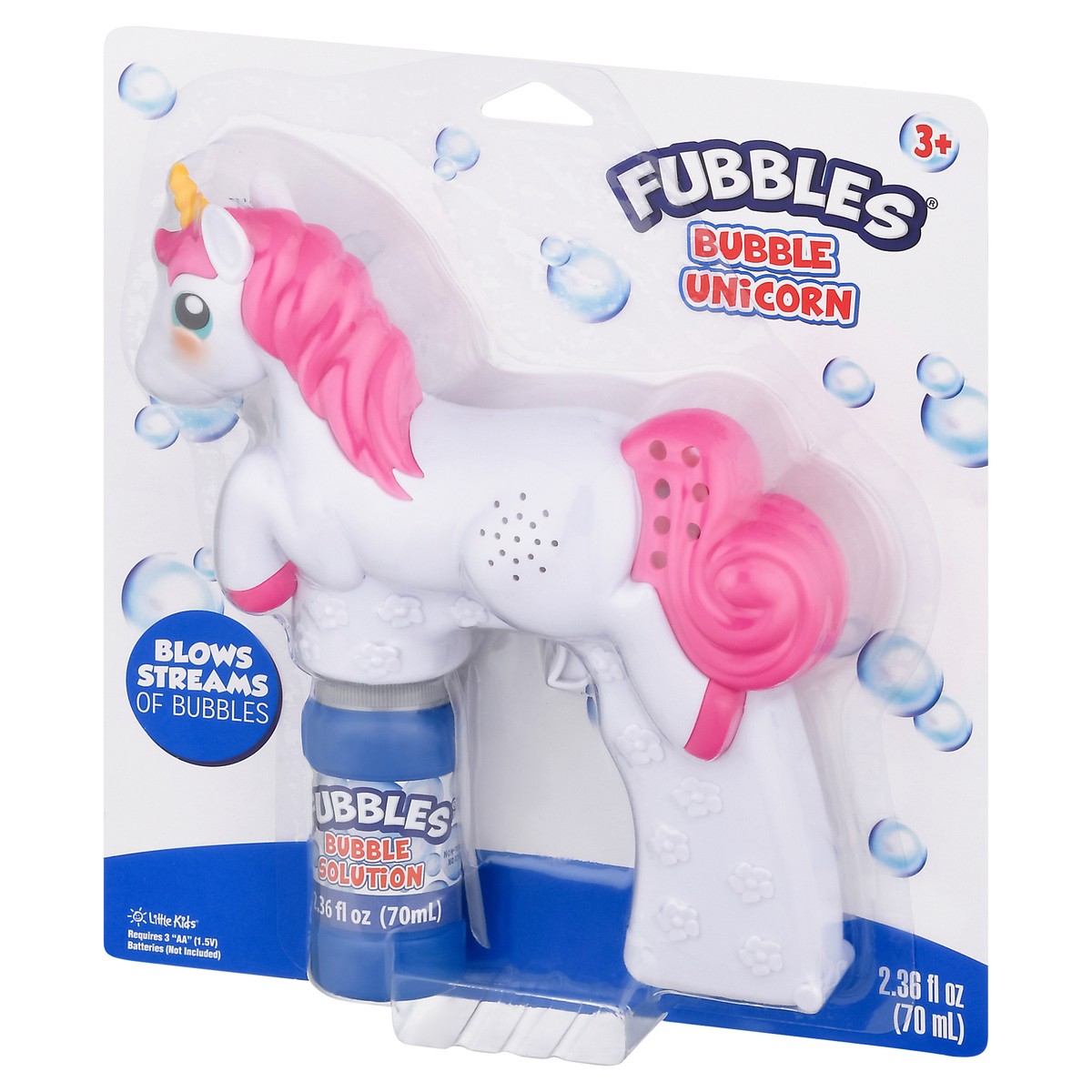 slide 5 of 8, Fubbles Toy Bubble Unicorn 1 ea, 1 ct