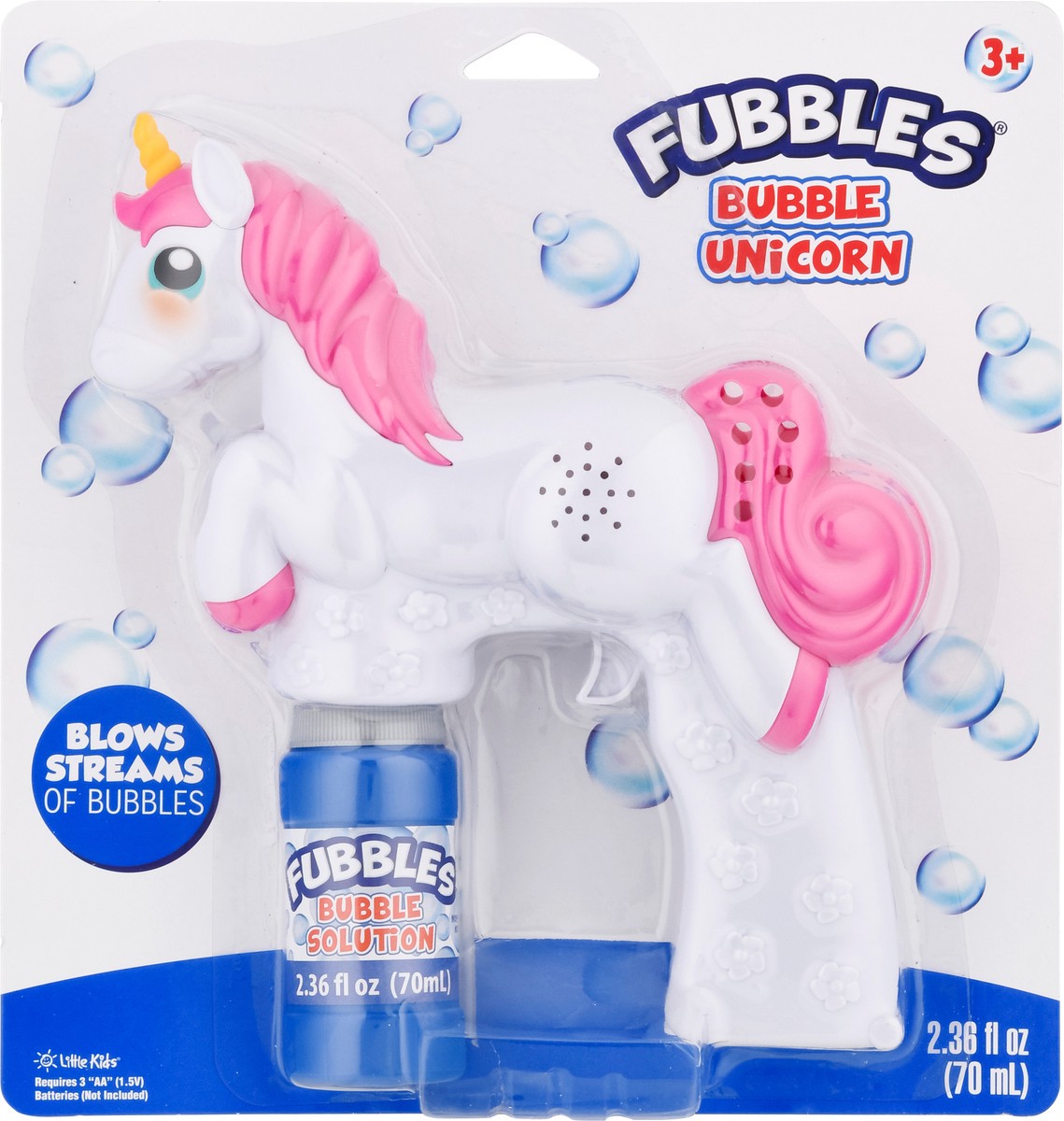 slide 8 of 8, Fubbles Toy Bubble Unicorn 1 ea, 1 ct