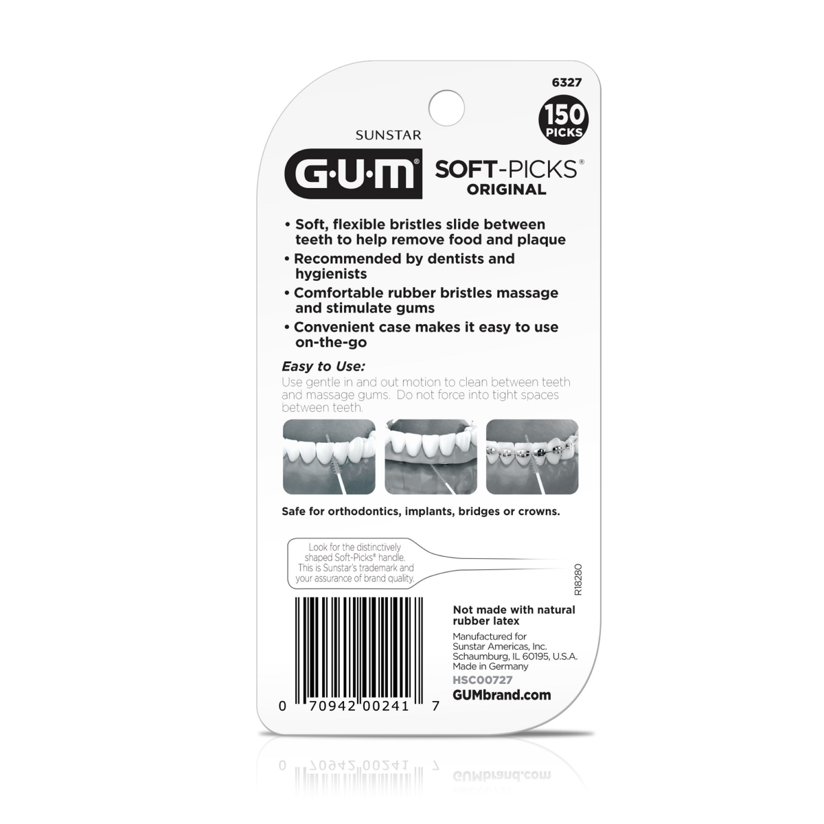 slide 2 of 2, G-U-M Original Soft-Picks 150 ea, 150 ct