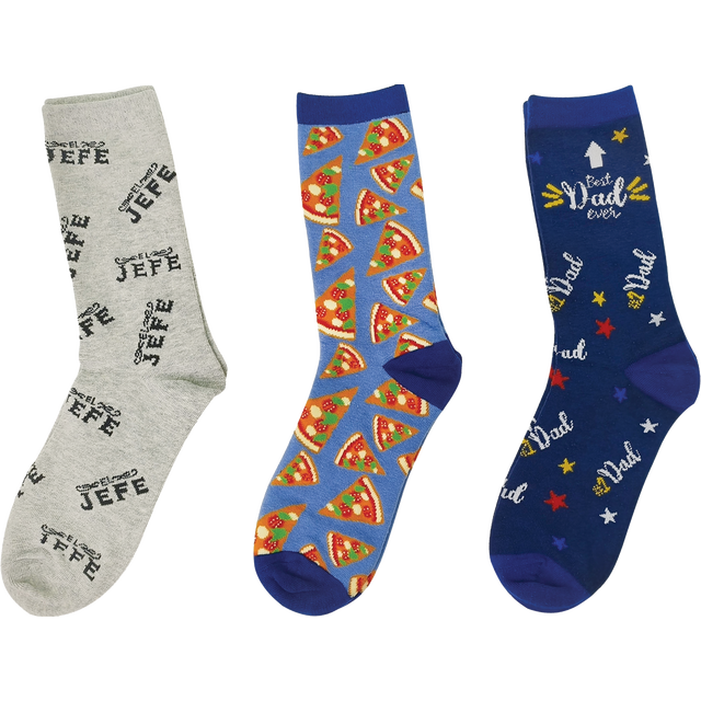 slide 1 of 1, CREATIVE HOME Men's Socks Gift Set, 3 Ct, 1 ct