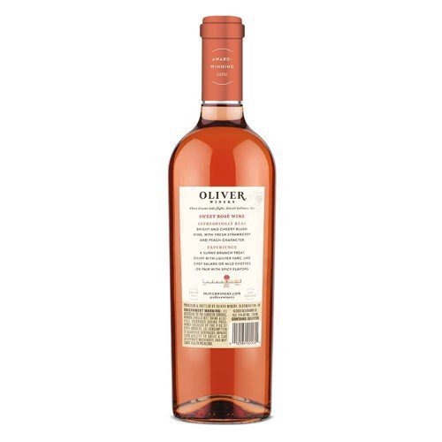 slide 22 of 22, Oliver Winery Sweet Rosé Wine 750mL, 750 ml