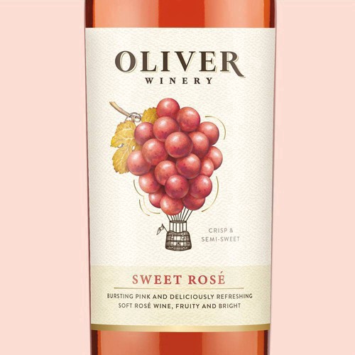 slide 17 of 22, Oliver Winery Sweet Rosé Wine 750mL, 750 ml