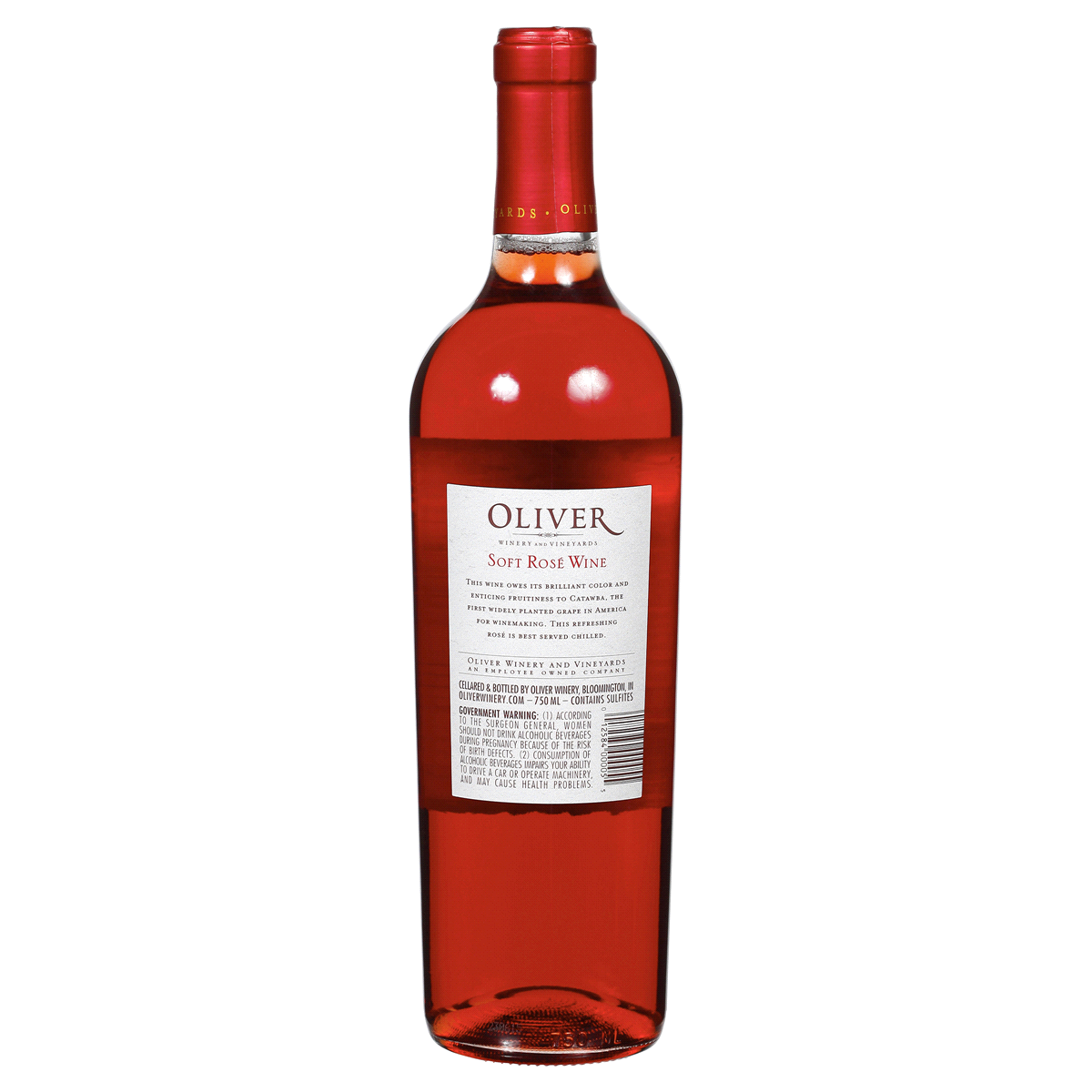 slide 6 of 22, Oliver Winery Sweet Rosé Wine 750mL, 750 ml