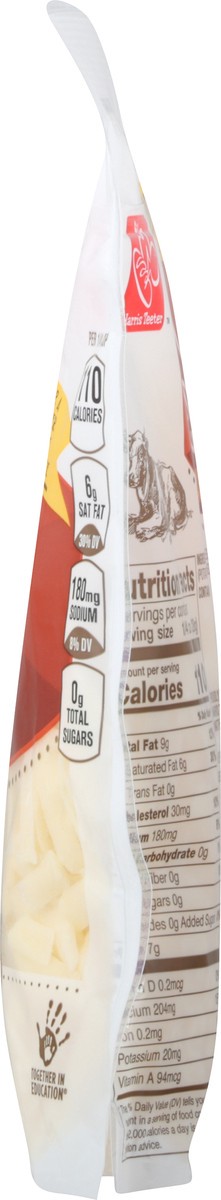 slide 6 of 9, Harris Teeter Thick Cut Wht Sharp Cheddar, 1 ct