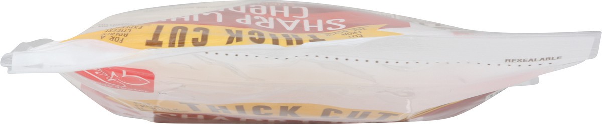 slide 5 of 9, Harris Teeter Thick Cut Wht Sharp Cheddar, 1 ct