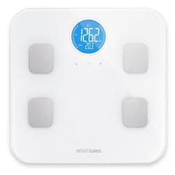 Bluetooth Body Composition Scale White - Weight Gurus