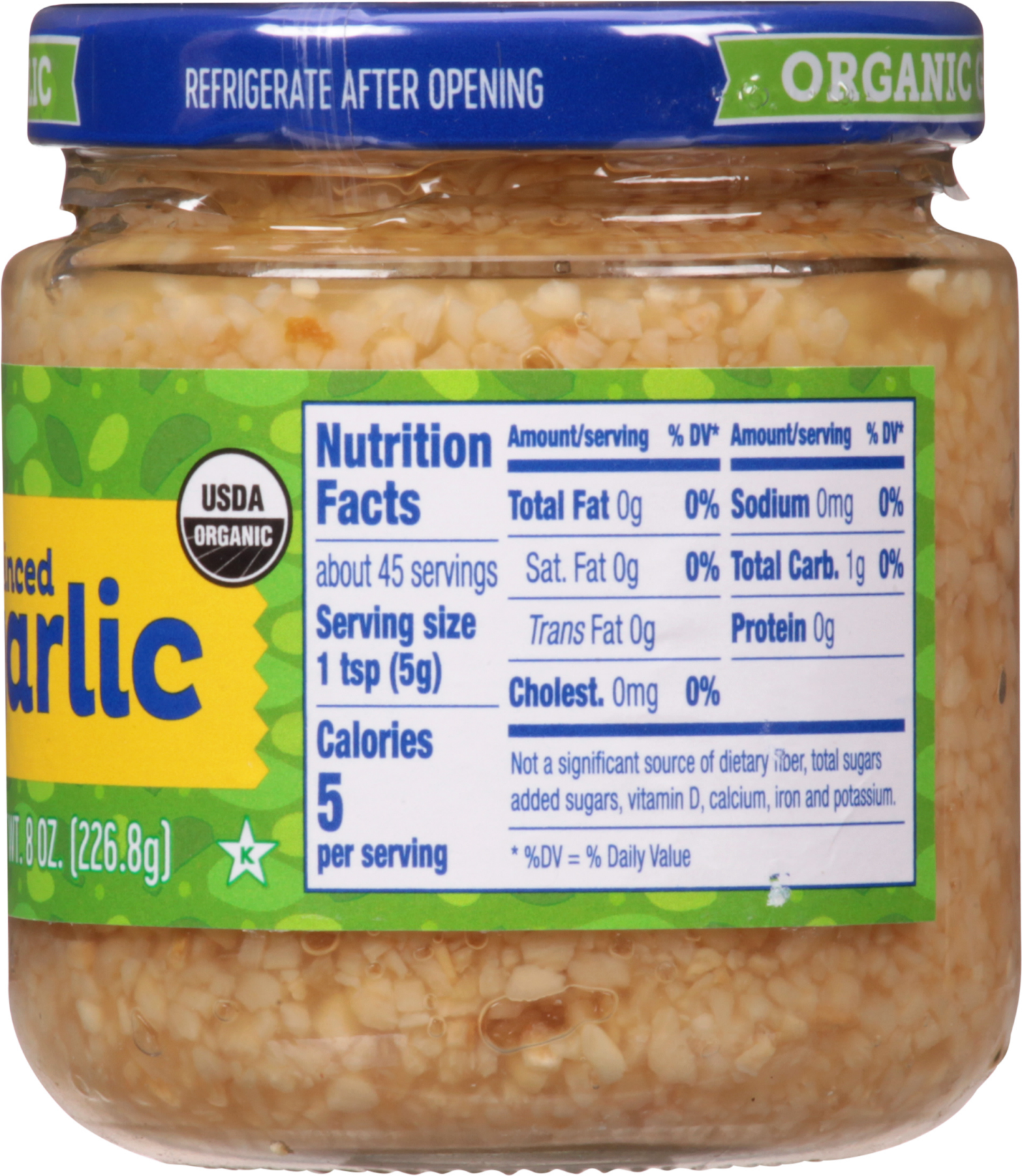 slide 2 of 2, Spice World Organic Minced Garlic, 8 Oz, 8 oz