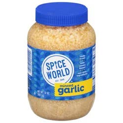 Spice World Minced Garlic, 32 Oz