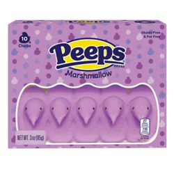 Peeps Marshmallow Chicks Lavender - 10 Count