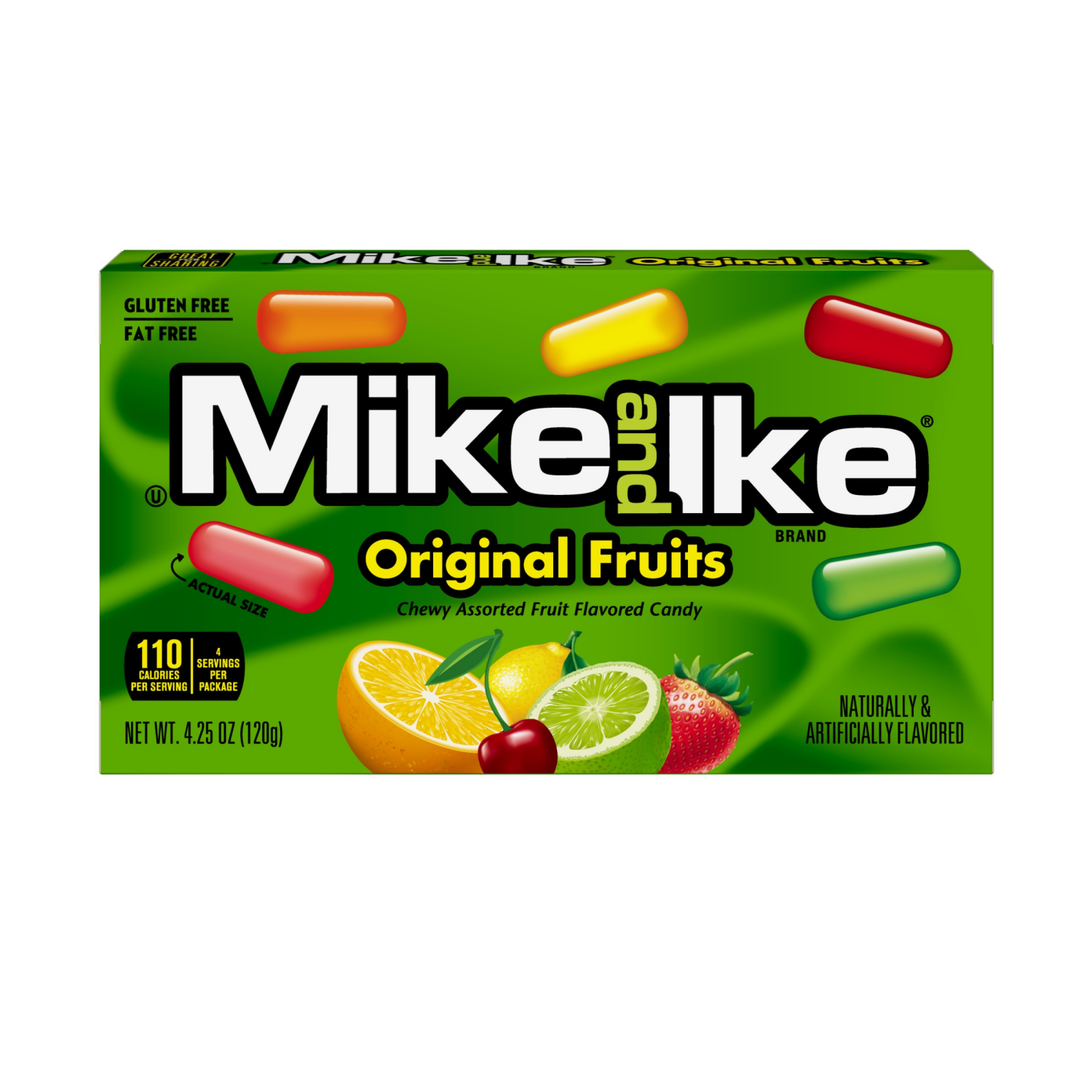 slide 1 of 2, MIKE AND IKE Original Fruits Fruit Flavored Candy 4.25 oz, 4.25 oz