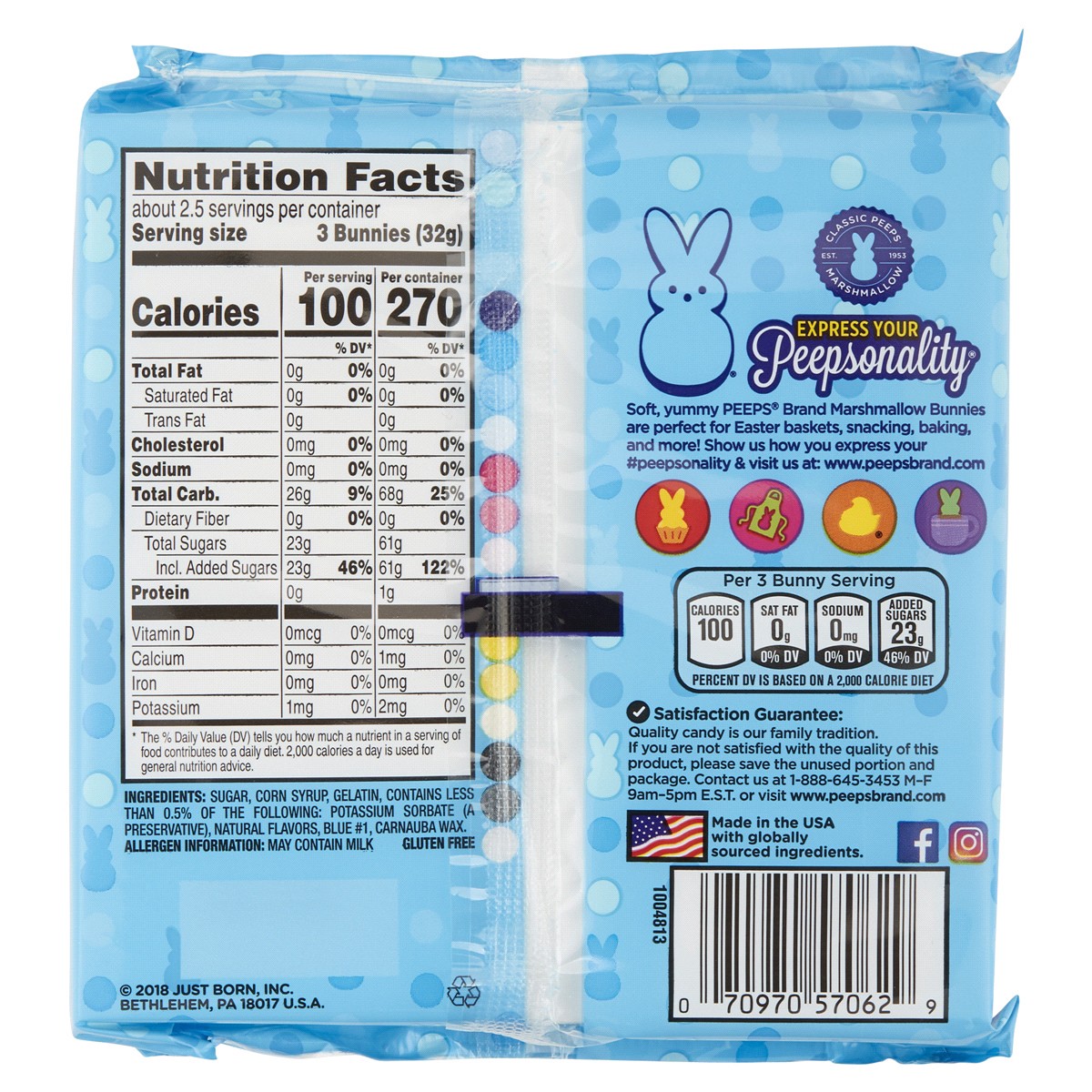 slide 2 of 2, Peeps Marshmallow 8 ea, 8 ct