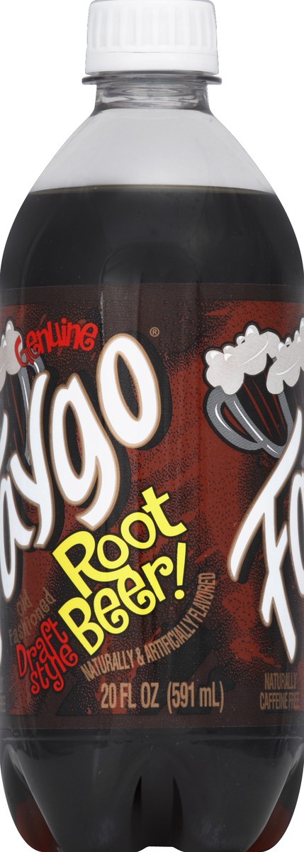 slide 3 of 4, Faygo Draft Style Root Beer Bottle - 20 fl oz, 20 fl oz